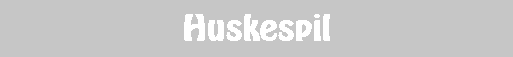 Huskespil
